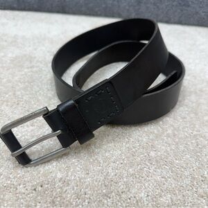 Timberland Black Leather Belt men's size 40